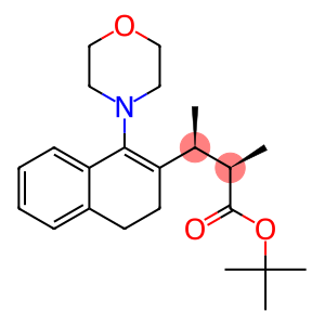 (2R,3S)-3-[[1-Morpholino-3,4-dihydronaphthalen]-2-yl]-2-methylbutyric acid tert-butyl ester