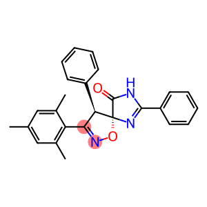 (4R,5R)-3-(2,4,6-Trimethylphenyl)-4,8-diphenyl-1-oxa-2,7,9-triazaspiro[4.4]nona-2,8-dien-6-one
