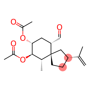 (2R,5R,6S,7R,8R,10S)-7,8-Di(acetyloxy)-6-methyl-2-(1-methylethenyl)spiro[4.5]decane-10-carbaldehyde