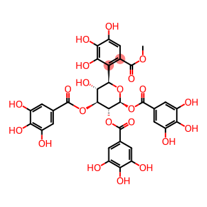 [(2R,3R,4S,5R,6S)-3-hydroxy-4,5,6-tris[(3,4,5-trihydroxybenzoyl)oxy]oxan-2-yl]methyl 3,4,5-trihydroxybenzoate