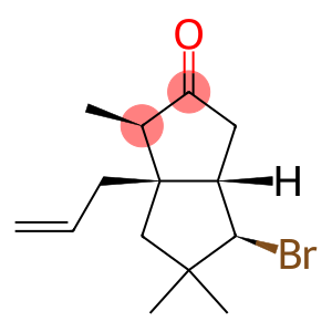 (1R,2R,5S,6R)-6-Bromo-2,7,7-trimethyl-1-(2-propenyl)bicyclo[3.3.0]octan-3-one