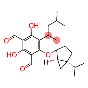 (1'R,2R,5'S)-4-(2-Methylpropyl)-3,4-dihydro-5'-isopropyl-5,7-dihydroxyspiro[2H-1-benzopyran-2,2'-bicyclo[3.1.0]hexane]-6,8-dicarbaldehyde