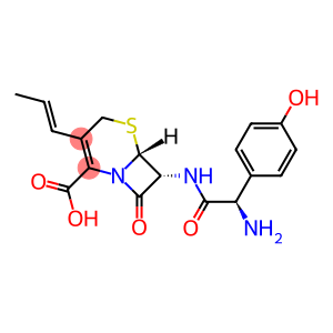 (6R,7R)-7-[(R)-2-Amino-2-(4-hydroxyphenyl)acetylamino]-8-oxo-3-[(E)-1-propenyl]-5-thia-1-azabicyclo[4.2.0]oct-2-ene-2-carboxylic acid