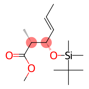 (2R,3S,4E)-2-Methyl-3-[dimethyl(1,1-dimethylethyl)siloxy]-4-hexenoic acid methyl ester