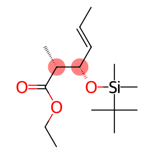 (2R,3S,4E)-2-Methyl-3-[dimethyl(1,1-dimethylethyl)siloxy]-4-hexenoic acid ethyl ester