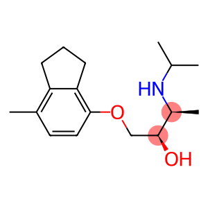 (2R,3S)-1-[[(2,3-Dihydro-7-methyl-1H-inden)-4-yl]oxy]-3-[(1-methylethyl)amino]-2-butanol