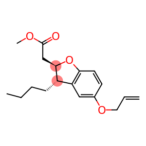 (2R,3S)-3-Butyl-5-[(2-propenyl)oxy]-2,3-dihydrobenzofuran-2-acetic acid methyl ester