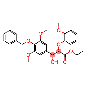 (2R,3R)-2-(2-Methoxyphenoxy)-3-hydroxy-3-(3,5-dimethoxy-4-benzyloxyphenyl)propanoic acid ethyl ester