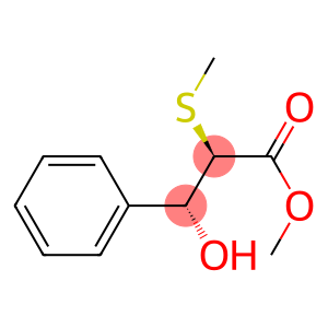 (2R,3R)-2-(Methylthio)-3-hydroxy-3-phenylpropanoic acid methyl ester