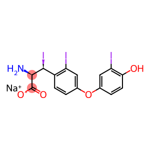 (2R,3S)-2-Amino-3-[4-(4-hydroxy-3-iodophenoxy)-2-iodophenyl]-3-iodopropanoic acid sodium salt