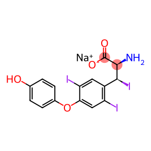 (2R,3S)-2-Amino-3-[4-(4-hydroxyphenoxy)-2,5-diiodophenyl]-3-iodopropanoic acid sodium salt