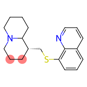 (1R)-1-[(8-Quinolylthio)methyl]octahydro-2H-quinolizine