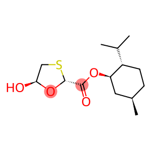 (2R,5R)-5-HYDROXY-[1,3]OXATHLOLANE-2-CARBOXYLIC ACID,2S-ISOPROPYL-5R-METHYL-1R-CYCLOHEXYL ESTER