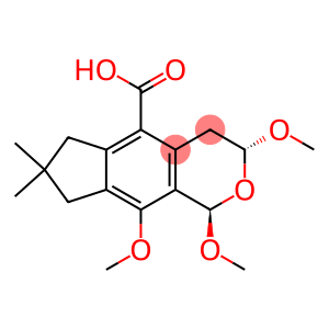 (1R,3R)-1,3,4,6,7,8-Hexahydro-1,3,9-trimethoxy-7,7-dimethylcyclopenta[g]-2-benzopyran-5-carboxylic acid