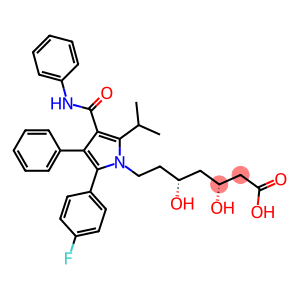 (3R,5R)-7-[2-(4-FLUORO-PHENYL)-5-ISOPROPYL-3-PHENYL-4-PHENYLCARBAMOYL-PYRROL-1-YL]-3,5-DIHYDROXY-HEPTANOIC ACID