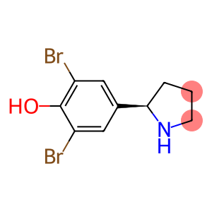 4-((2R)PYRROLIDIN-2-YL)-2,6-DIBROMOPHENOL