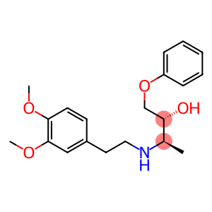 (2R,3R)-3-[[2-(3,4-Dimethoxyphenyl)ethyl]amino]-1-phenoxy-2-butanol