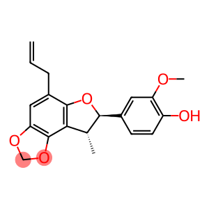 (7R,8R)-7,8-Dihydro-5-(2-propenyl)-8-methyl-7-(4-hydroxy-3-methoxyphenyl)furo[3,2-e]-1,3-benzodioxole