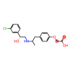 [4-[(2R)-2-[[(2R)-2-(3-Chlorophenyl)-2-hydroxyethyl]amino]propyl]phenoxy]acetic acid