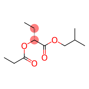 [R,(+)]-2-Propionyloxybutyric acid isobutyl ester