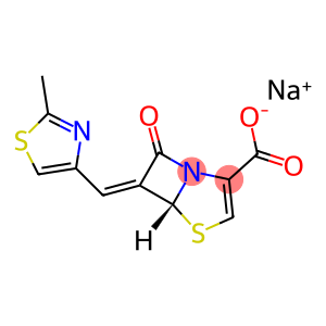 (5R)-7-Oxo-6-[(2-methylthiazol-4-yl)methylene]-4-thia-1-azabicyclo[3.2.0]hept-2-ene-2-carboxylic acid sodium salt