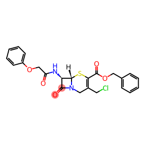 (7R)-7-[(Phenoxyacetyl)amino]-3-(chloromethyl)cepham-3-ene-4-carboxylic acid benzyl ester