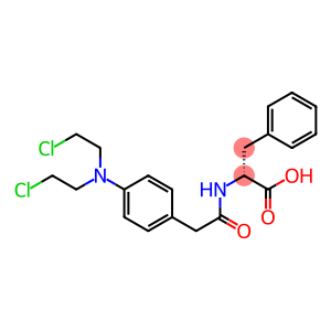 (R)-2-[[[p-[Bis(2-chloroethyl)amino]phenyl]acetyl]amino]-3-phenylpropanoic acid