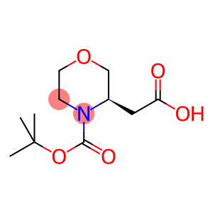 (R)-N-t-Butyloxycarbonyl-morpholine-3-yl-acetic acid