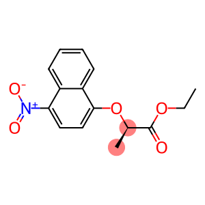 [R,(-)]-2-[(4-Nitro-1-naphtyl)oxy]propionic acid ethyl ester