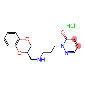 (+)-R-2-{3-[N-(2-BENZO[1,4]DIOXANYLMETHYL)AMINO]-1-PROPYL}-3(2H)-PYRIDAZINONE HYDROCHLORIDE