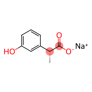 [R,(-)]-2-(m-Hydroxyphenyl)propionic acid sodium salt