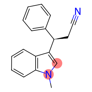 (3R)-3-(METHYL-1H-INDOL-3-YL)-3-PHENYLPROPIONITRILE