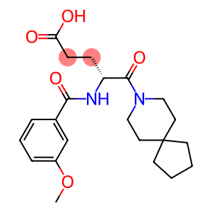 (R)-4-(3-Methoxybenzoylamino)-5-oxo-5-(8-azaspiro[4.5]decan-8-yl)valeric acid