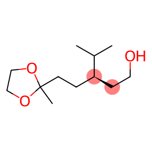 [R,(+)]-3-Isopropyl-5-(2-methyl-1,3-dioxolane-2-yl)-1-pentanol