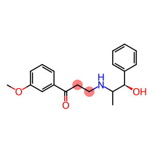 (R)-3-[(2-Hydroxy-1-methyl-2-phenylethyl)amino]-1-(3-methoxyphenyl)-1-propanone