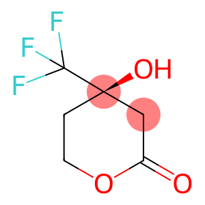 (4R)-4-hydroxy-4-(trifluoromethyl)tetrahydro-2H-pyran-2-one