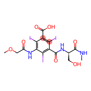 3-[[[(R)-1-(Hydroxymethyl)-2-(methylamino)-2-oxoethyl]amino]carbonyl]-2,4,6-triiodo-5-[(methoxyacetyl)amino]benzoic acid