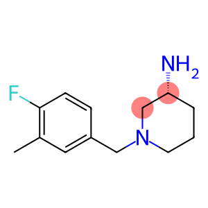 (3R)-1-(4-fluoro-3-methylbenzyl)piperidin-3-amine