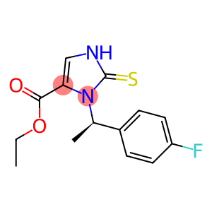 3-[(R)-1-(4-Fluorophenyl)ethyl]-2,3-dihydro-2-thioxo-1H-imidazole-4-carboxylic acid ethyl ester