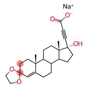 (17R)-3,3-Ethylenebisoxy-17-hydroxypregn-4-en-20-yne-21-carboxylic acid sodium salt