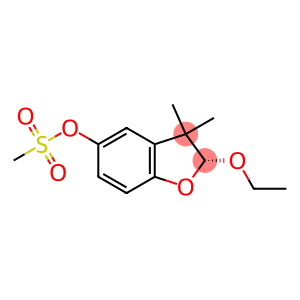 (2R)-2-Ethoxy-2,3-dihydro-3,3-dimethyl-5-(methylsulfonyloxy)benzofuran