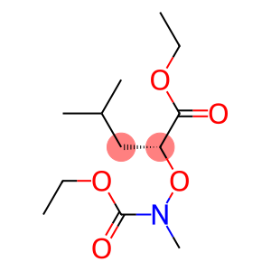 [R,(+)]-2-[[Ethoxycarbonyl(methyl)amino]oxy]-4-methylvaleric acid ethyl ester