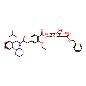 Repaglinide Acyl-β-D-glucuronide Benzyl Ester