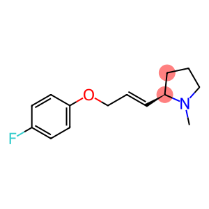 (2R)-2-[(E)-3-(4-fluorophenoxy)-1-propenyl]-1-methyltetrahydro-1H-pyrrole