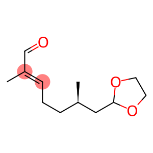 [R,(+)]-7-(1,3-Dioxolane-2-yl)-2,6-dimethyl-2-heptenal