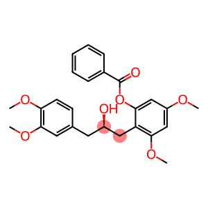 [R,(+)]-1-(3,4-Dimethoxyphenyl)-3-(2-benzoyloxy-4,6-dimethoxyphenyl)-2-propanol