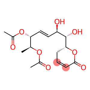 (R)-5,6-Dihydro-6-[(1S,2R,3E,5R,6S)-5,6-diacetoxy-1,2-dihydroxy-3-hepten-1-yl]-2H-pyran-2-one