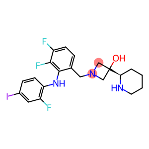 (R)-(3,4-difluoro-2-((2-fluoro-4-iodophenyl)aMiNA)phenyl)(3-hydroxy-3-(piperidin-2-yl)azetidin-1-yl)MethaNAne