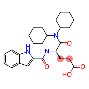 (R)-5-(Dicyclohexylamino)-4-[((1H-indol-2-yl)carbonyl)amino]-5-oxopentanoic acid