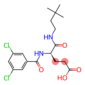 (R)-4-(3,5-Dichlorobenzoylamino)-5-oxo-5-(3,3-dimethylbutylamino)valeric acid